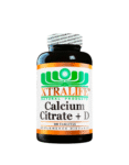 Calcium Citrate + Vitamina D – Xtralife 100 Tabletas