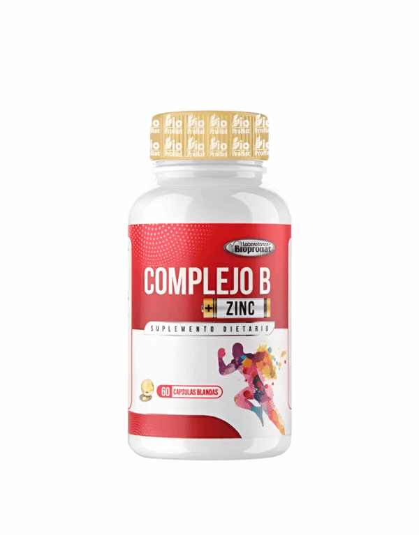Complejo B + zinc  - Biopronat 60 Cápsulas Blandas