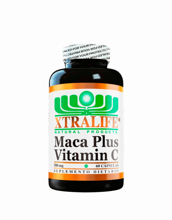 Maca Plus + Vitamina C  - Xtralife 60 Cápsulas