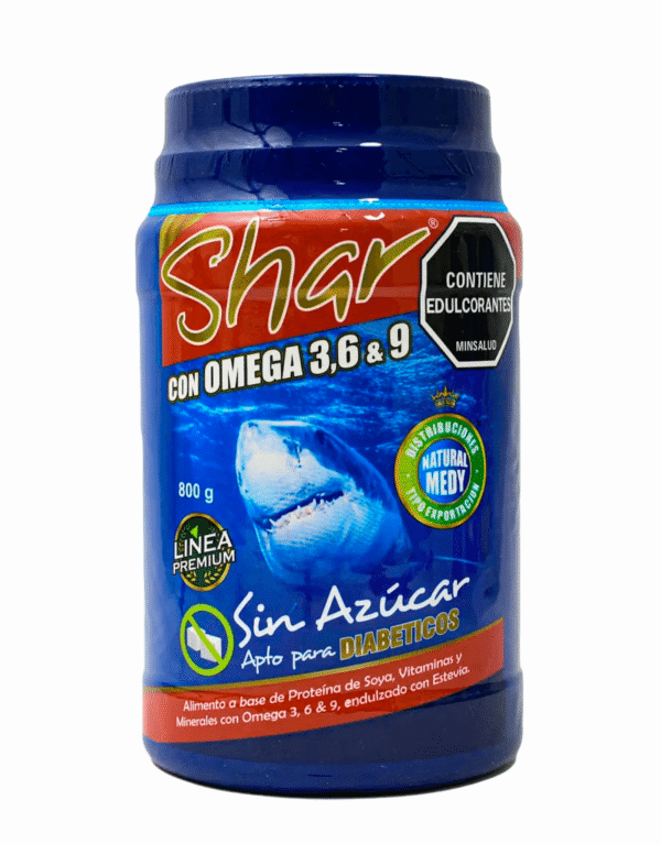 Shar Con Omega 3, 6, 9 Sin Azúcar 800g