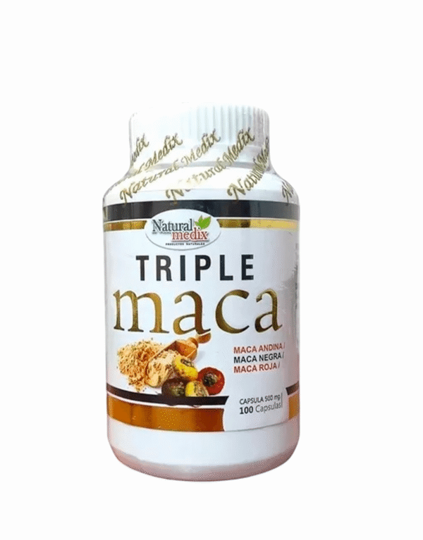 Triple Maca - Maca Andina, Maca Negra, Maca Roja - Natural Medix