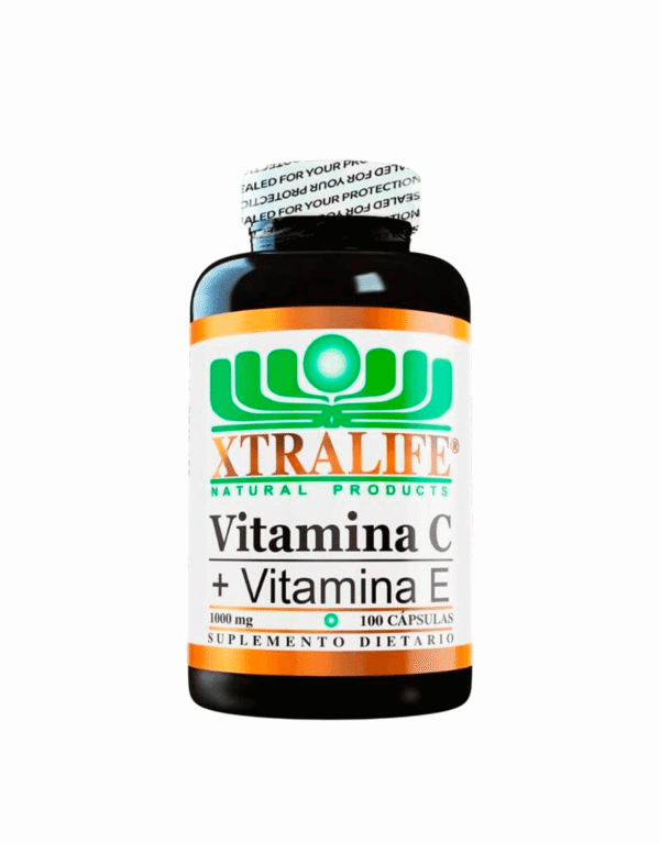 Vitamina C + Vitamina E - Xtralife 100 Cápsulas