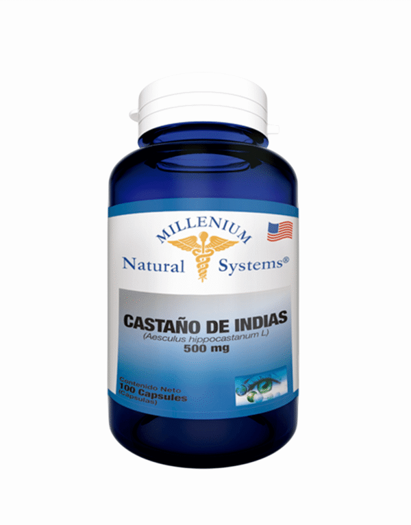 Castaño de Indias 500mg Millenium Natural Systems 100 Cápsulas