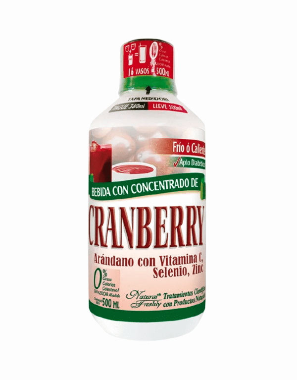 Cranberry Concentrado de Fruta 500 ml - Natural Freshly
