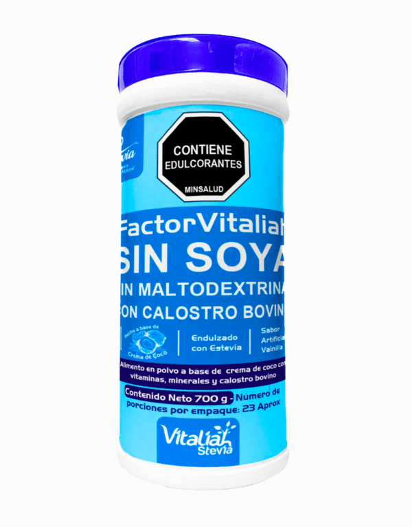 Factor Vitaliah Sin Soya 700g - Vitaliah Stevia