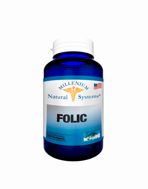 Folic Millenium Natural Systems 100 Cápsulas