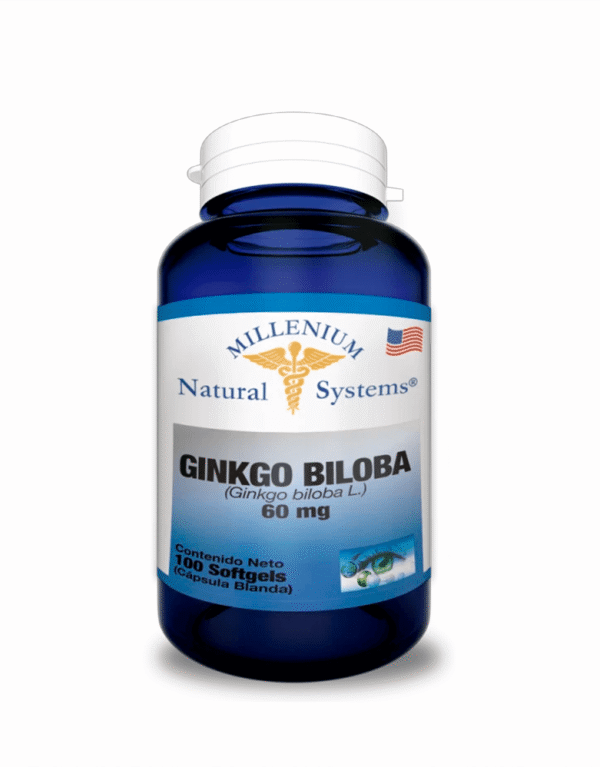 Gingko Biloba Millenium Natural Systems 100 Cápsulas