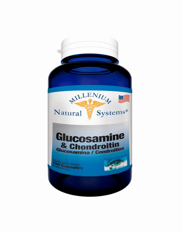 Glucosamina y Condroitina Millenium Natural Systems 100 Cápsulas