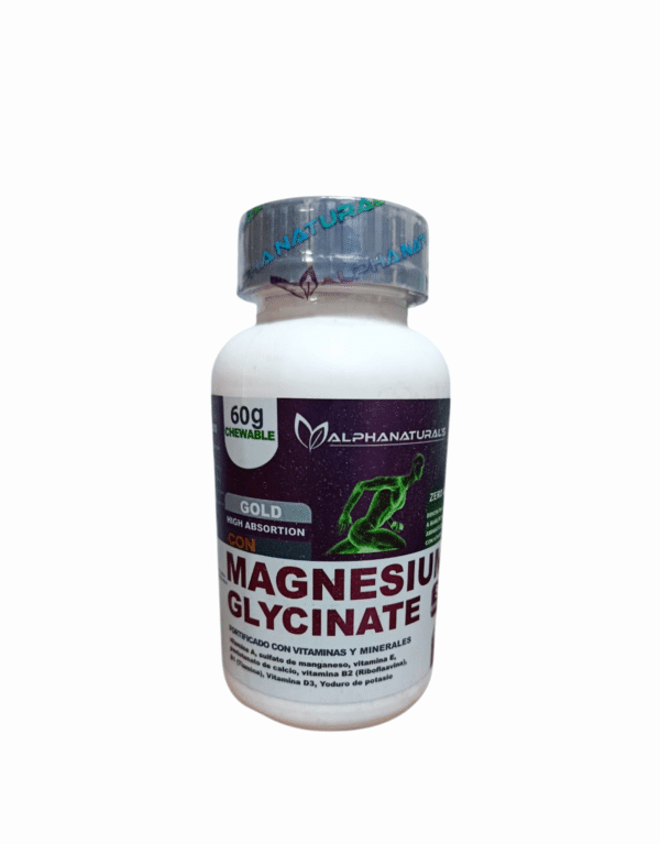 Glycinato de Magnesio x60 cápsulas - Alphanaturals