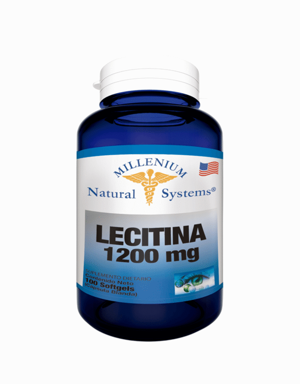 Lecitina 1200mg Millenium Natural Systems 100 Cápsulas