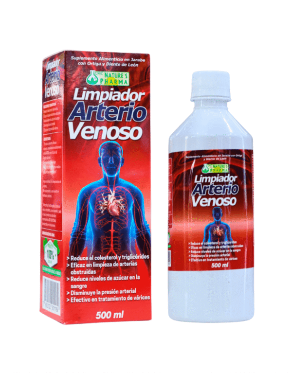 Limpiador Arterio Venoso Jarabe 500 ml - CMC Natures Pharma