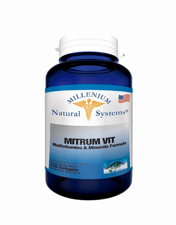 Mitrum Vit Multivitaminico Millenium Natural Systems 120 Cápsulas
