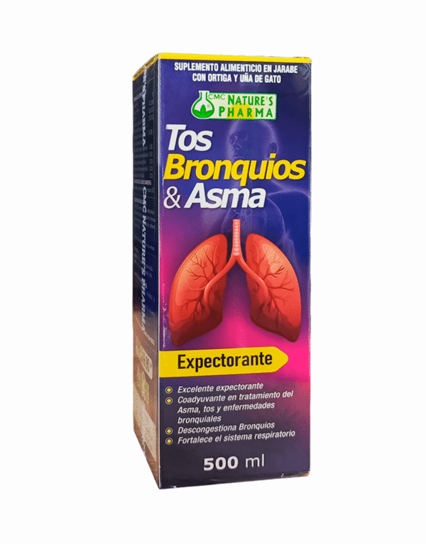 Tos bronquios & Asma Jarabe 500ml - CMC Natures Pharma