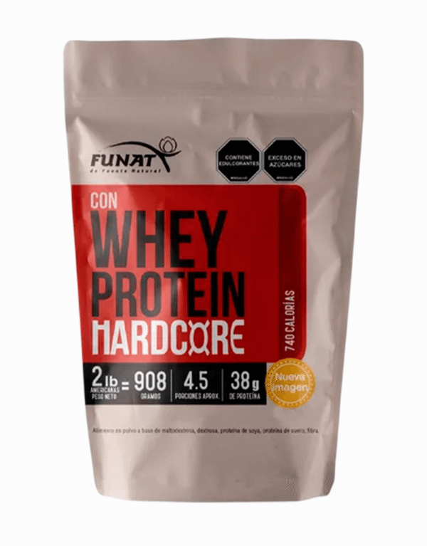 Whey Protein Hardcore vainilla 2 lb - Funat