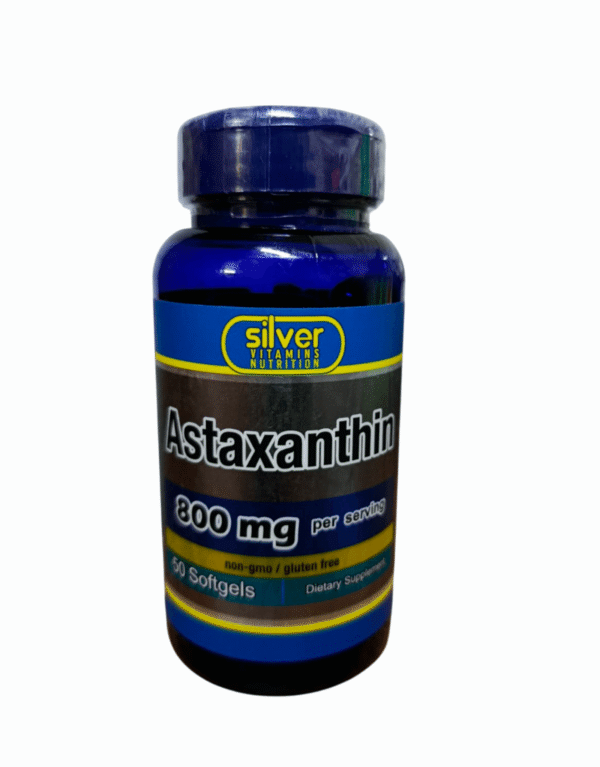 Astaxanthin 800mg x50 Softgels - Silver Vitamins Nutrition