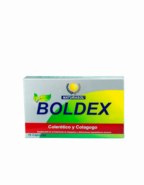 Boldex Colerético Y Colagogo 16 Caps 500mg Naturasol