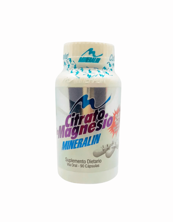 Citrato de Magnesio 90 Cápsulas Mineralin
