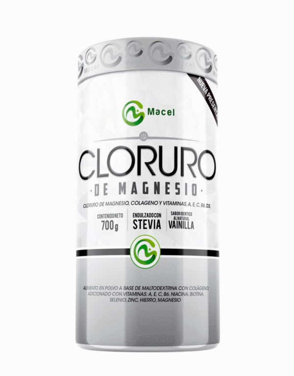Cloruro De Magnesio con Colágeno y Vitaminas 700g - Macel