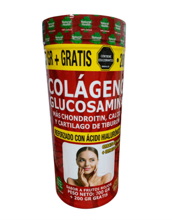 Colágeno Glucosamina mas Condroitina, Calcio y Cartilago de tiburon 700gr