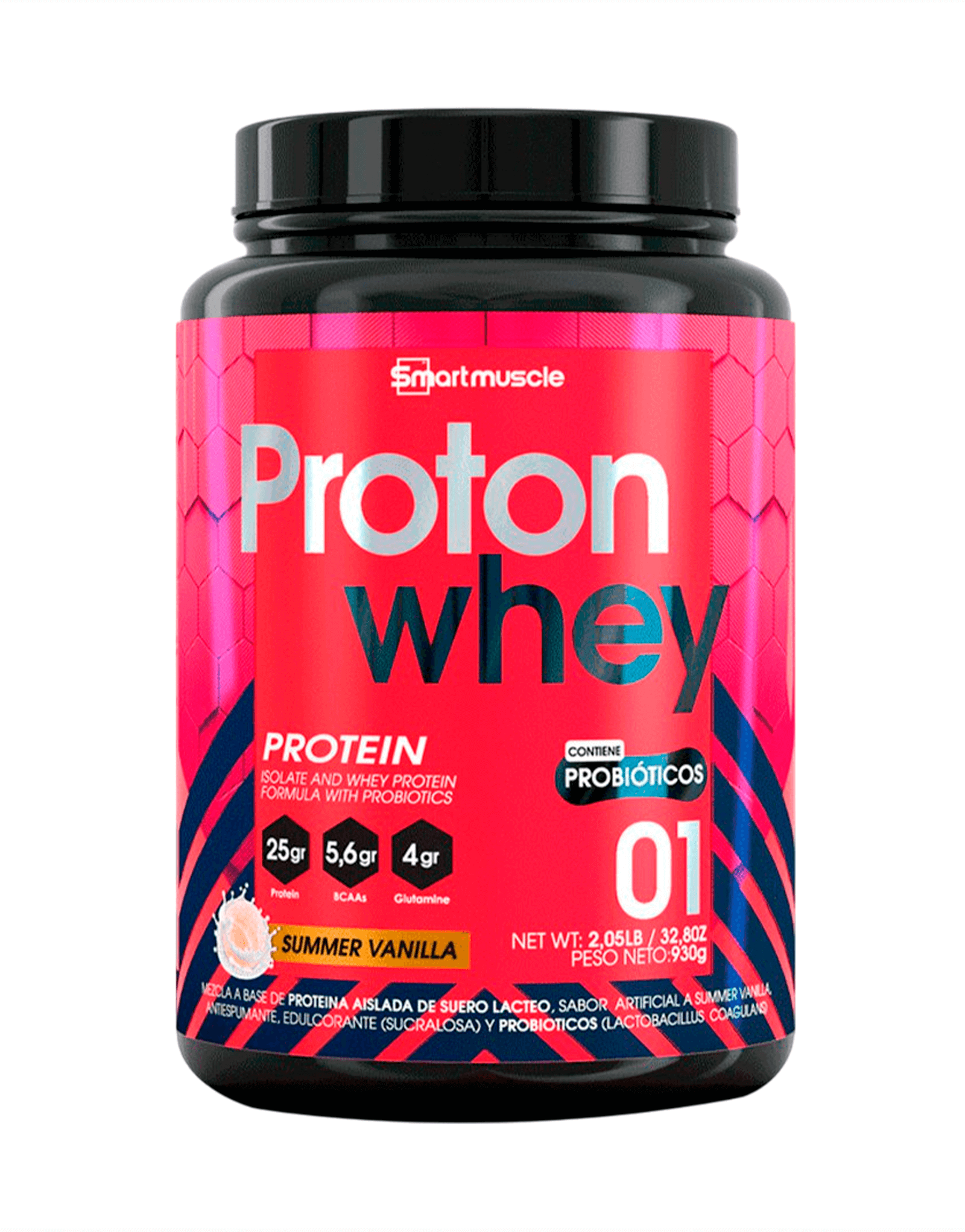 Proton Whey Vainilla 2.05 lb Smartmuscle