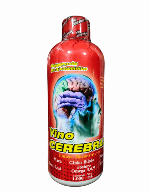 Vino Cerebral Tonico Reconstituyente 1000ml - Botica Natural