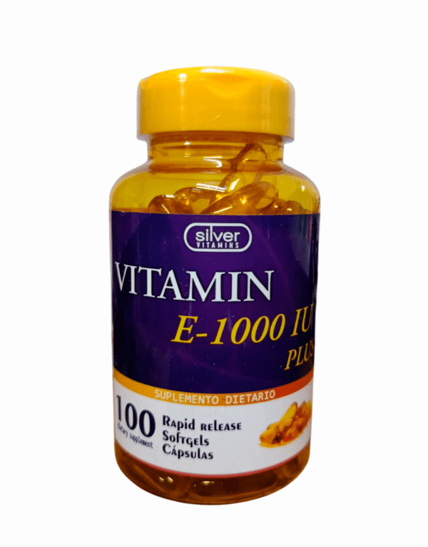 Vitamina E 1000 IU X100 Sofgels - Silver Vitamins Nutrition