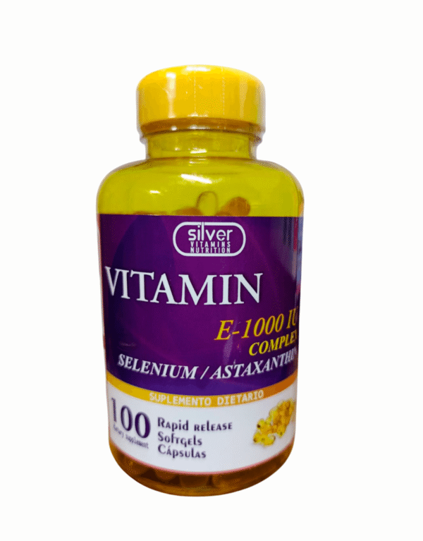 Vitamina E De 1000complex Selenio astaxanthin X 100 - Silver Vitamins Nutrition