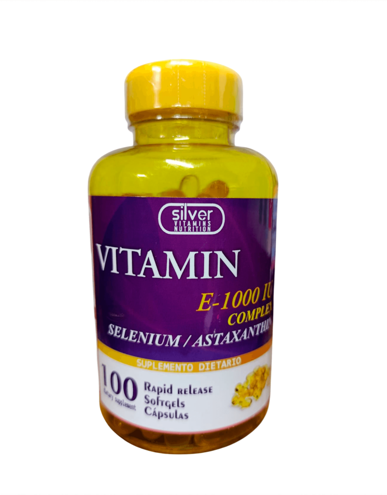 Vitamina E De 1000complex Selenio astaxanthin X 100 - Silver Vitamins Nutrition
