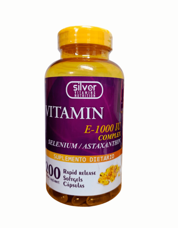 Vitamina E De 1000complex Selenio astaxanthin X 200 - Silver Vitamins Nutrition