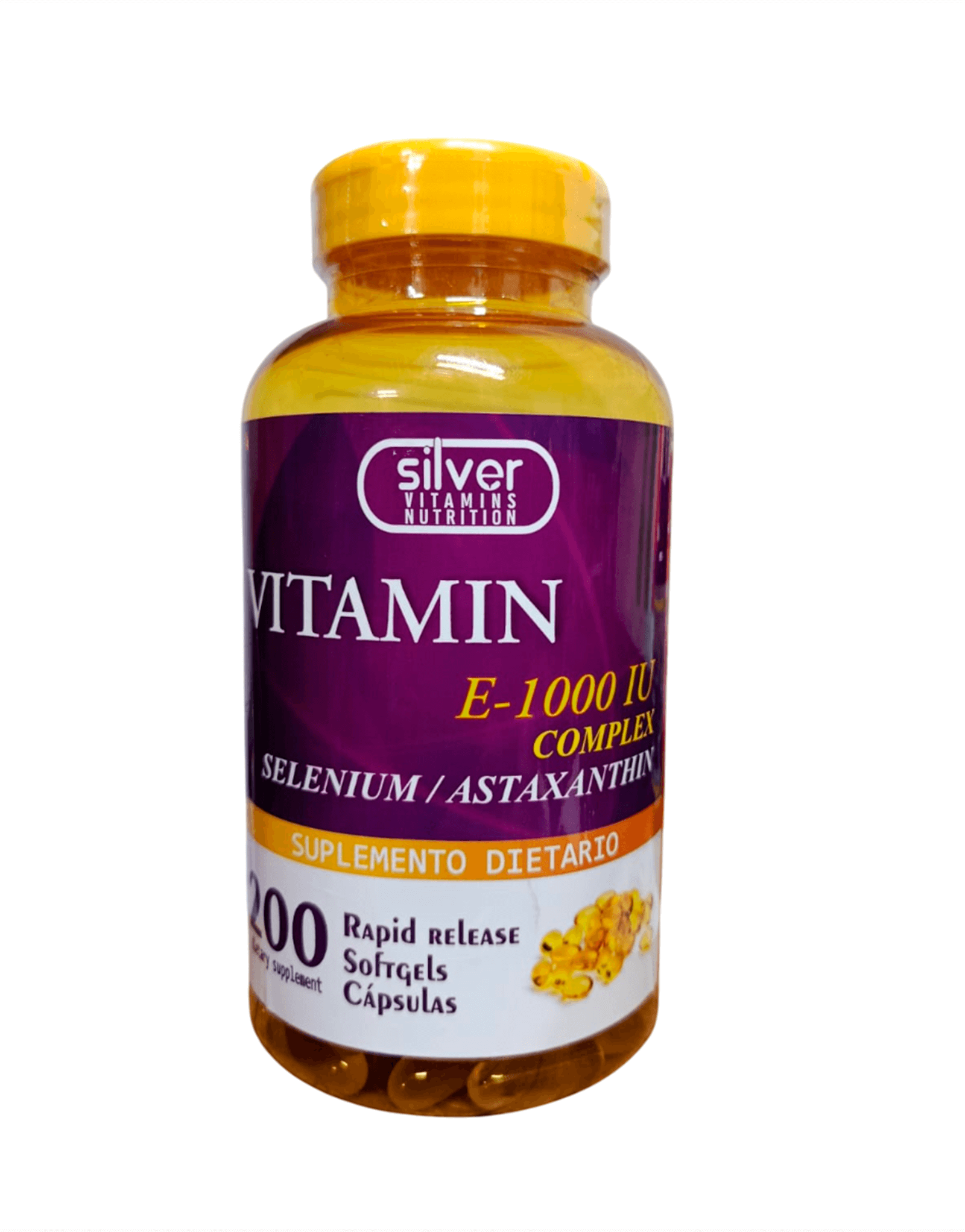 Vitamina E De 1000complex Selenio astaxanthin X 200 - Silver Vitamins Nutrition