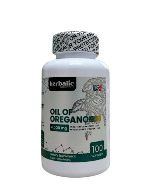 Aceite de Oregano 4000mg x100 softgels - Herbalic Supplements