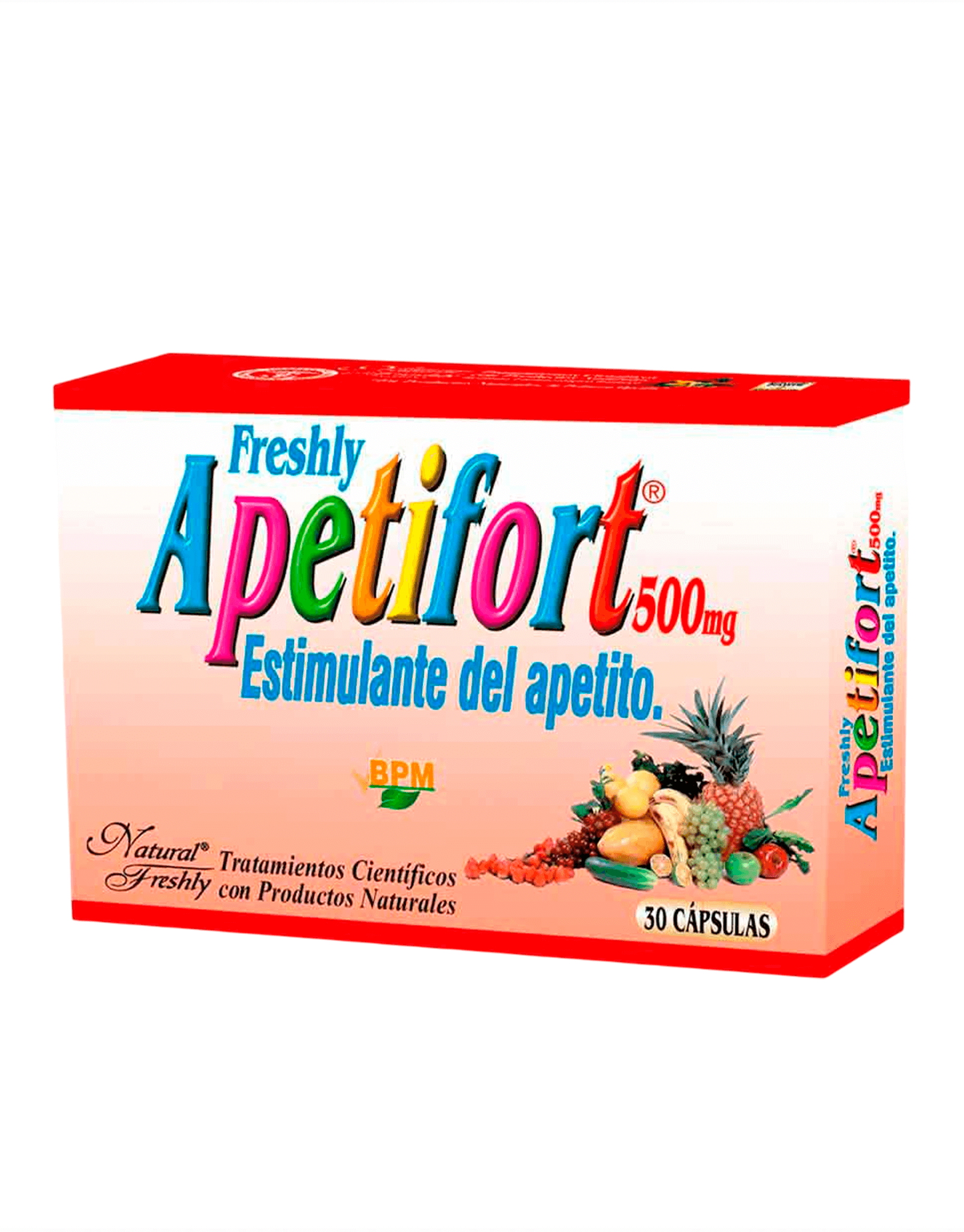 Apetifort 500mg 30 capsulas - Natural Freshly