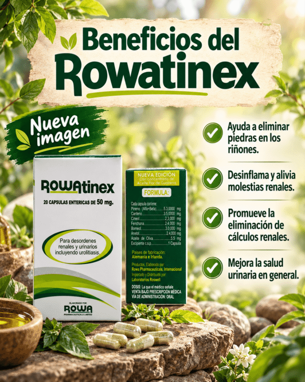 Rowatinex x20 capsulas de 50mg -ROWA