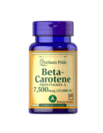 Beta Caroteno Provitamina A 7500 mcg x100 softgels – Puritan´s Pride