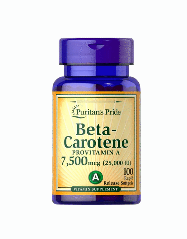 Beta Caroteno Provitamina A 7500 mcg x100 softgels - Puritan´s Pride