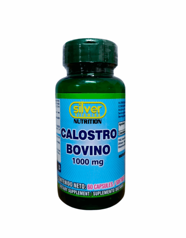 Calostro Bovino 1000mg x60 cápsulas - Silver Vitamins Nutrition