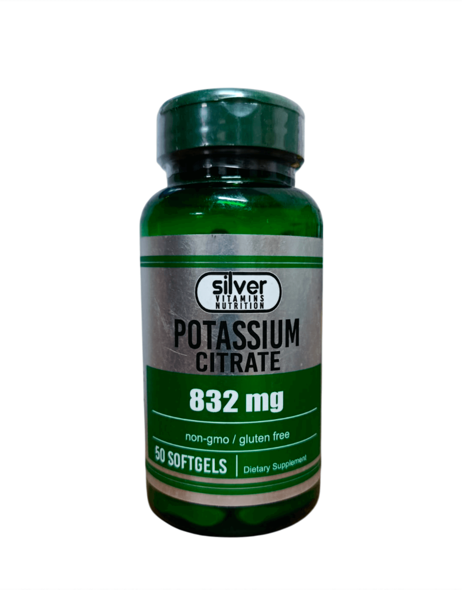 Citrato de Potasio 832mg x50 cápsulas - Silver Vitamins Nutrition