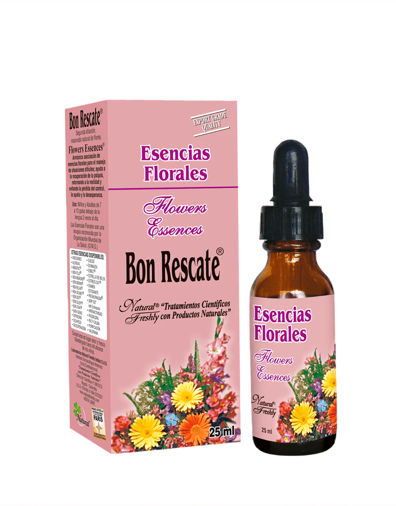 Esencia Floral Bon Rescate 25ml - Natural Freshly