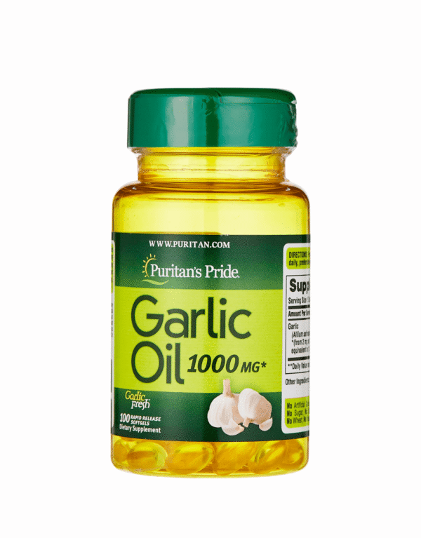 Garlic Oil 1000 mg (100 Rapid Release Softgels) - Puritan's Pride