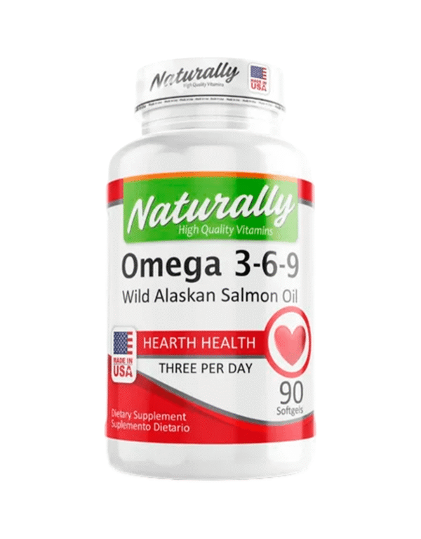 Omega 3 6 9 1200mg x 90 Sotfgels - Naturally