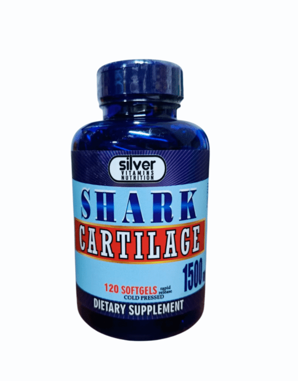 Shark Cartilage 1500mg x120 Capsulas - Silver Vitamins Nutrition