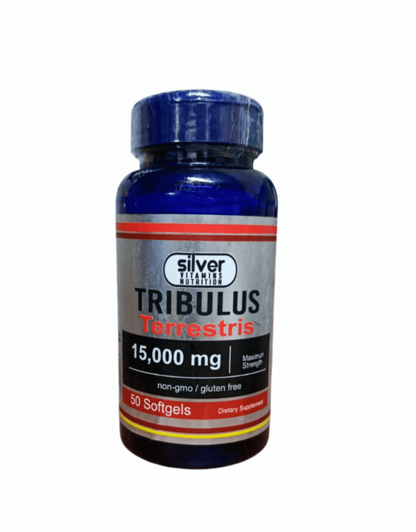 Tribulus Terrestris 15000mg x50 Capsulas - Silver Vitamins Nutrition