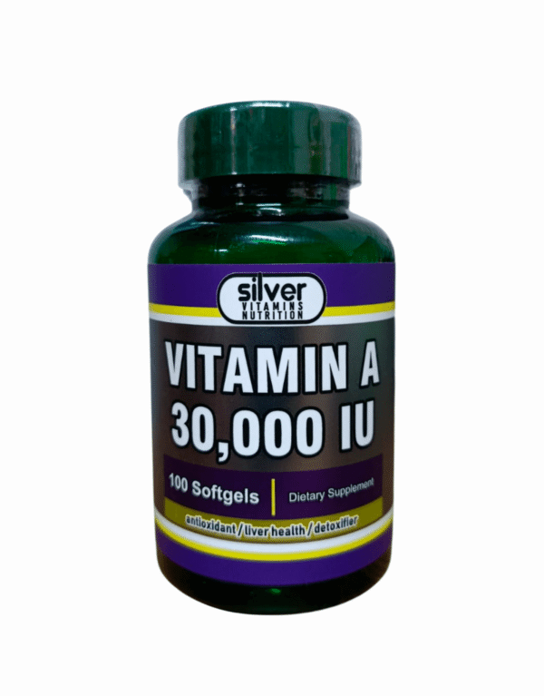 Vitamina A 30000 IU x100 Softgels - Silver Vitamins Nutrition