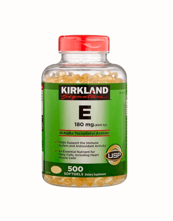 Vitamina E 180mg 500 Soflgels - kirkland