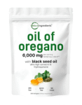 Aceite Orégano Carvacrol Semilla Negra 6000mg Alta Potencia
