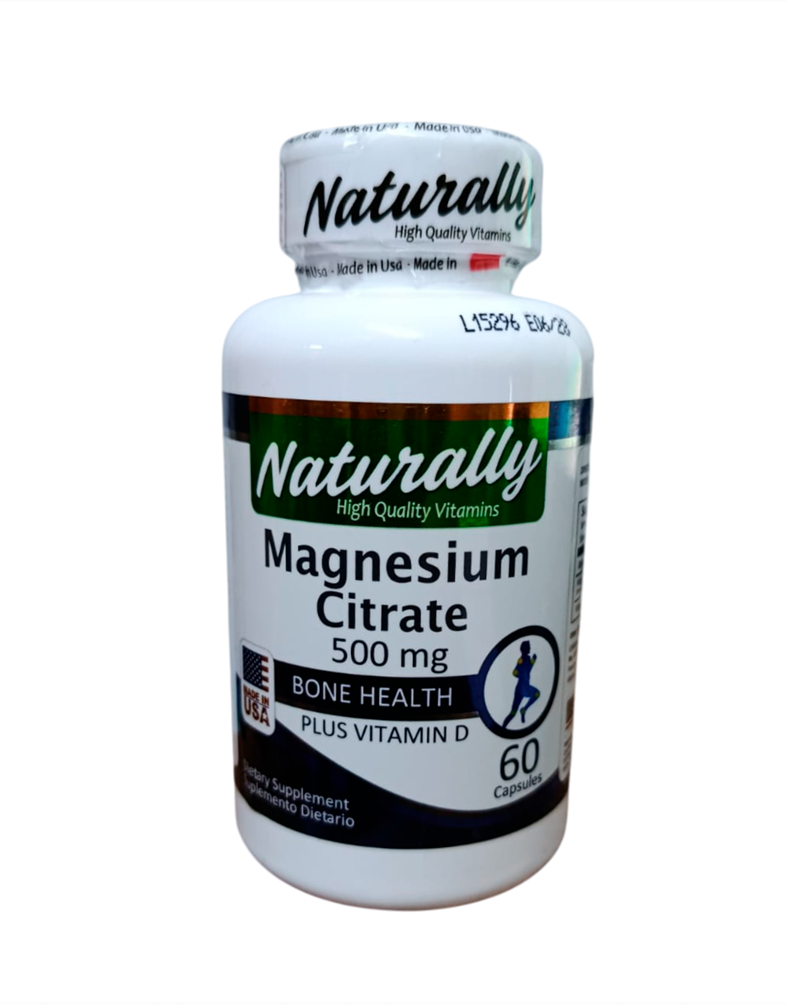 Citrato de Magnesio 500mg x60 capsulas Capsulas - Naturally