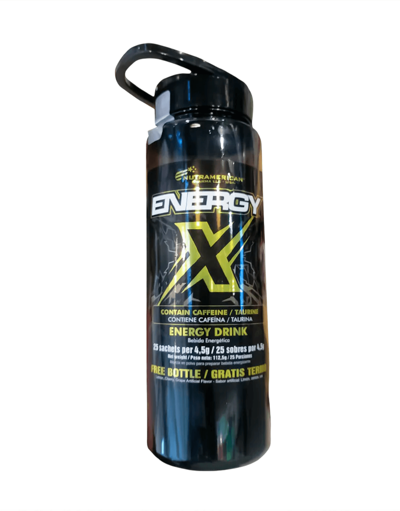 Energy X Pre Entreno Cafeina Taurina x25 sobres