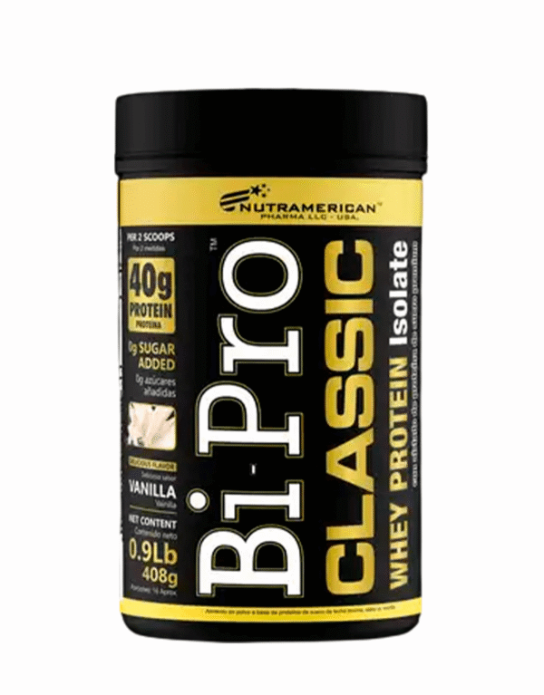 Proteina Bipro Classic Vainilla 1lbs - Nutramerican