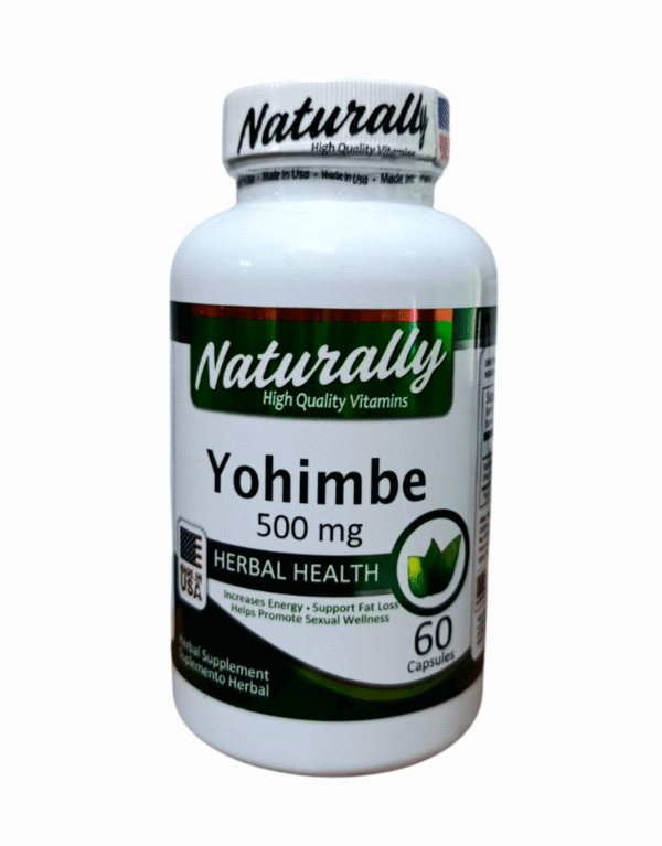 Yohimbe 500mg x60 capsulas - Naturally