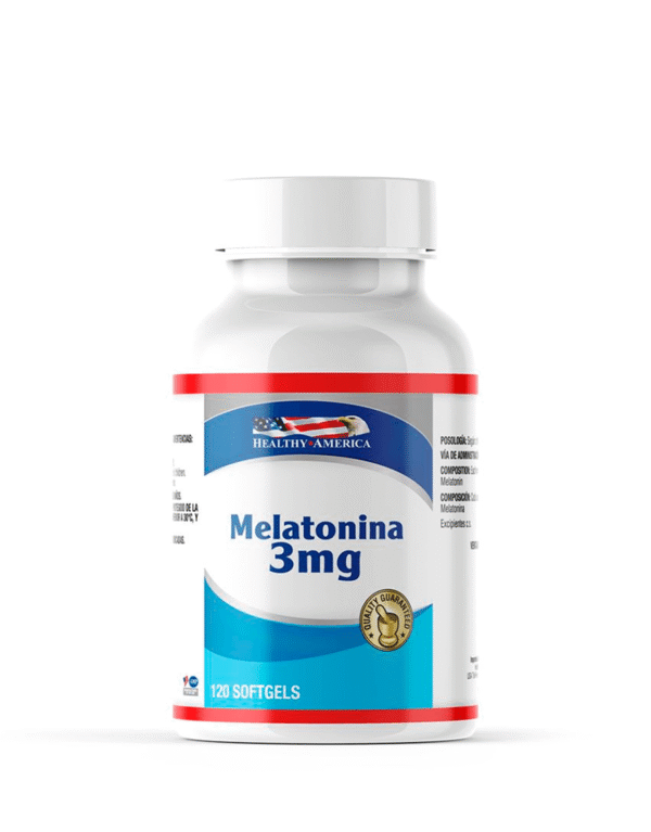 Melatonina 3 mg x 120 Softgels - Healthy America